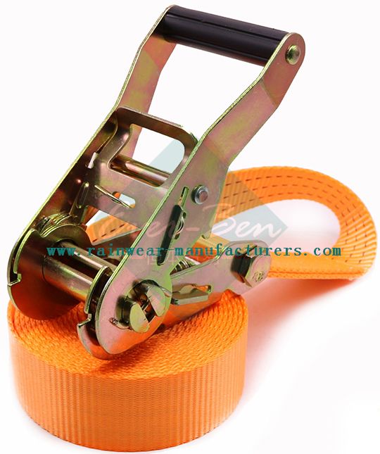 38mm 1.5inch heavy duty tie down straps and ratchets strap set